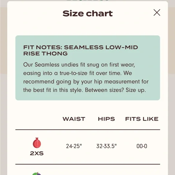 Huha Seamless Thong Set in Tan and Cream - Picture 8 of 8